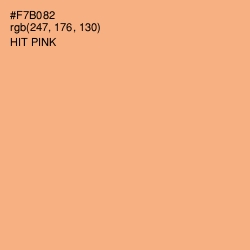 #F7B082 - Hit Pink Color Image